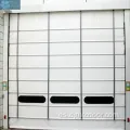 Puerta automática de apilamiento de PVC automático de alta velocidad